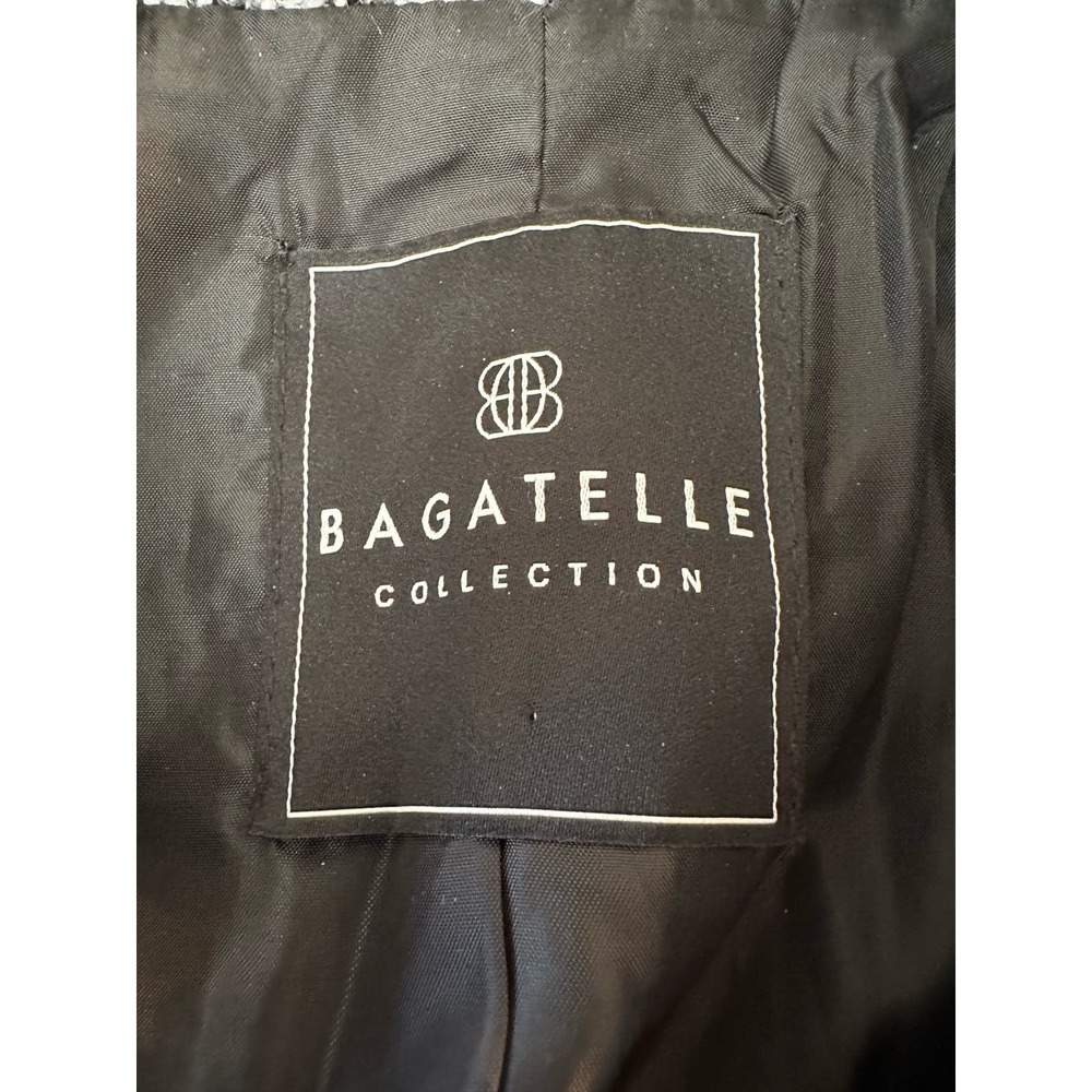 Bagatelle Collection Black Tweed Blazer Size M - Picture 2 of 9